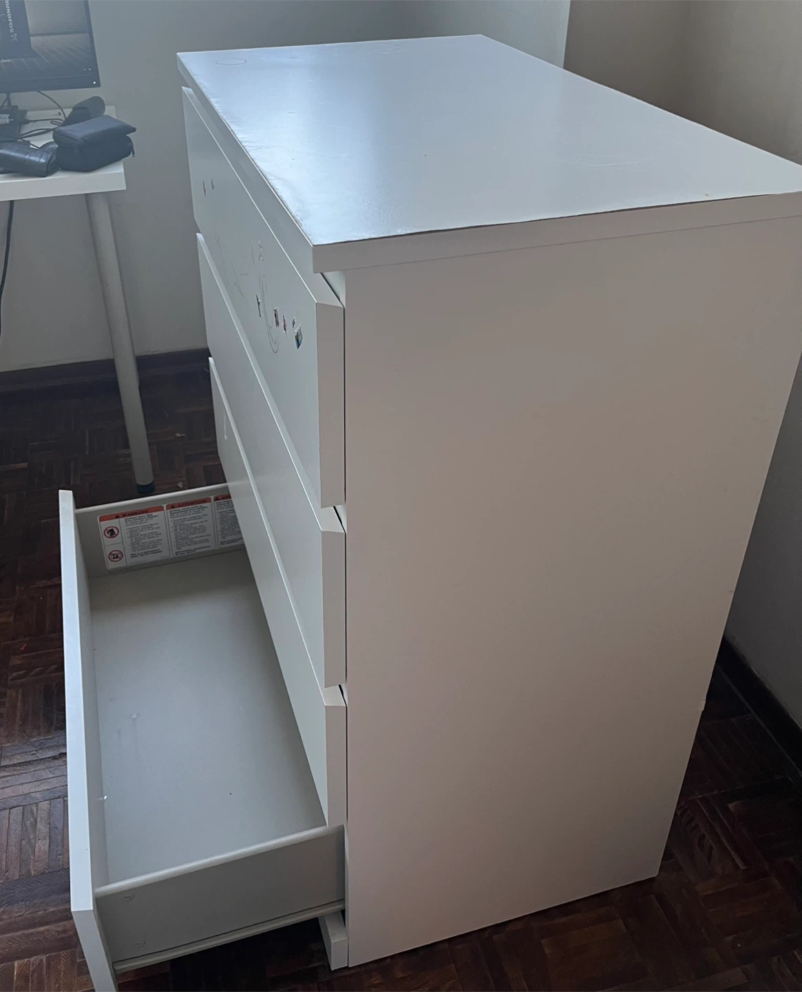 Ikea White 4-Drawer Dresser/ chest - photo 4