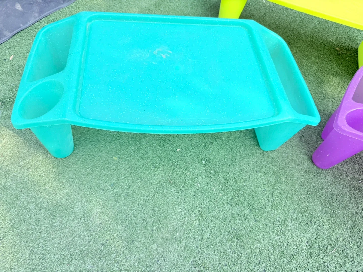 Kids Lap Desk - Green, Turquoise, Purple image indicator(3)