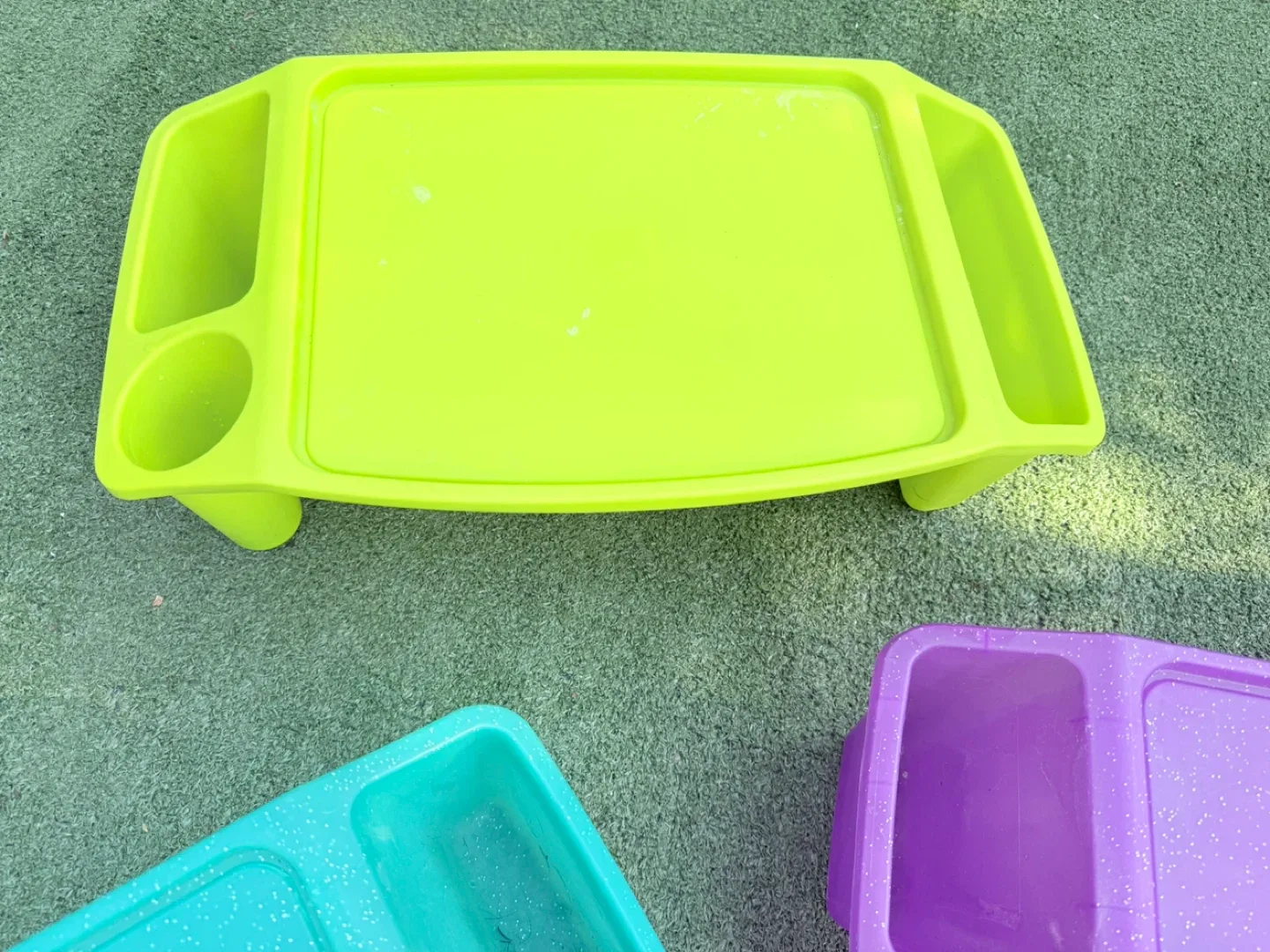 Kids Lap Desk - Green, Turquoise, Purple image indicator(2)