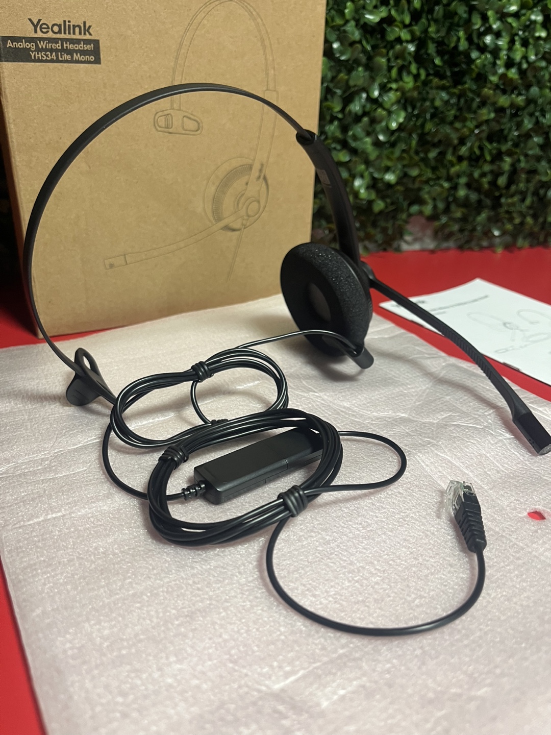 Phone Headsets for Office Lite QD to RJ9 Wired Headse - photo 5