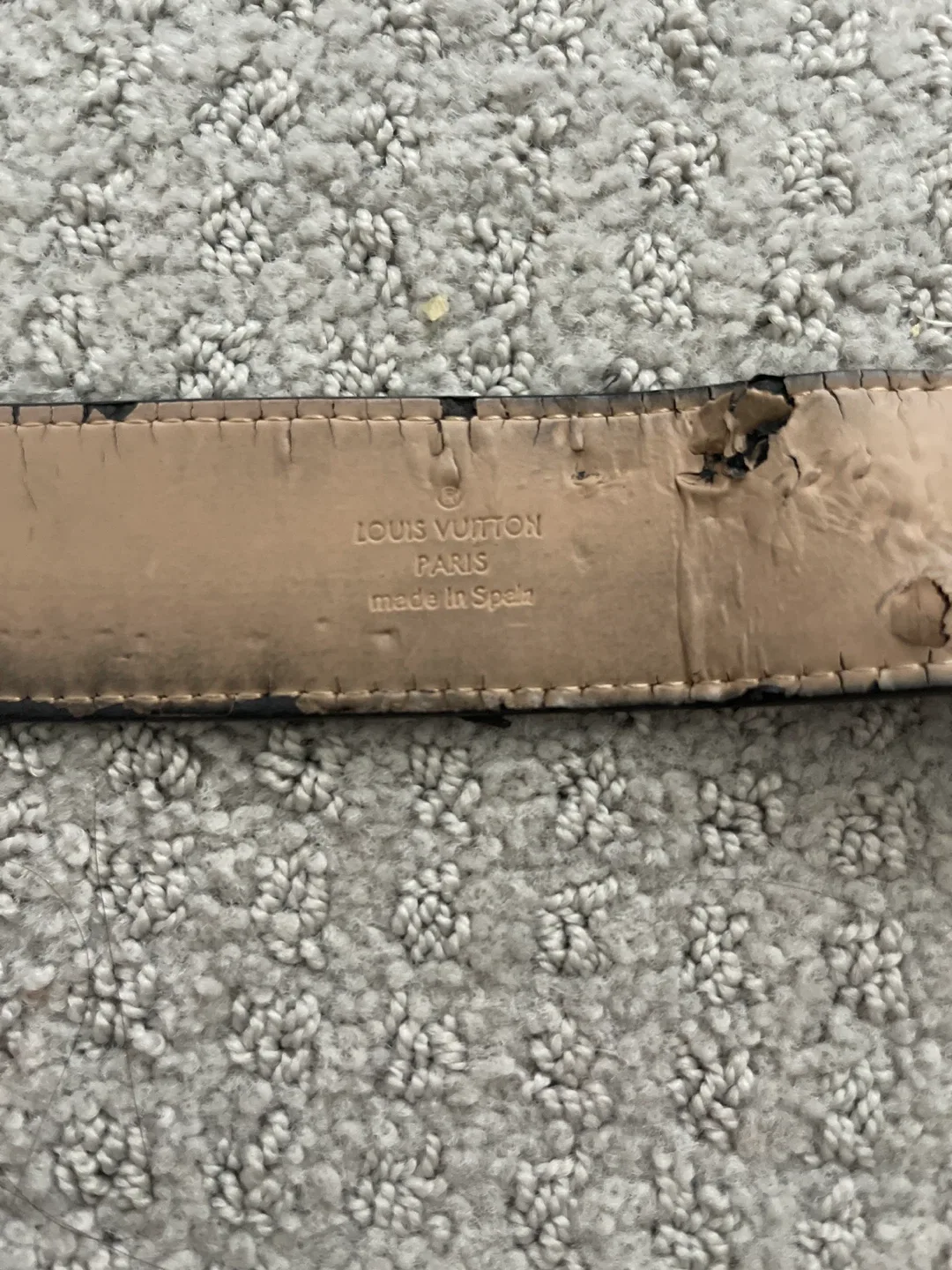 Louis Vuitton Damier Graphite Belt image indicator(7)