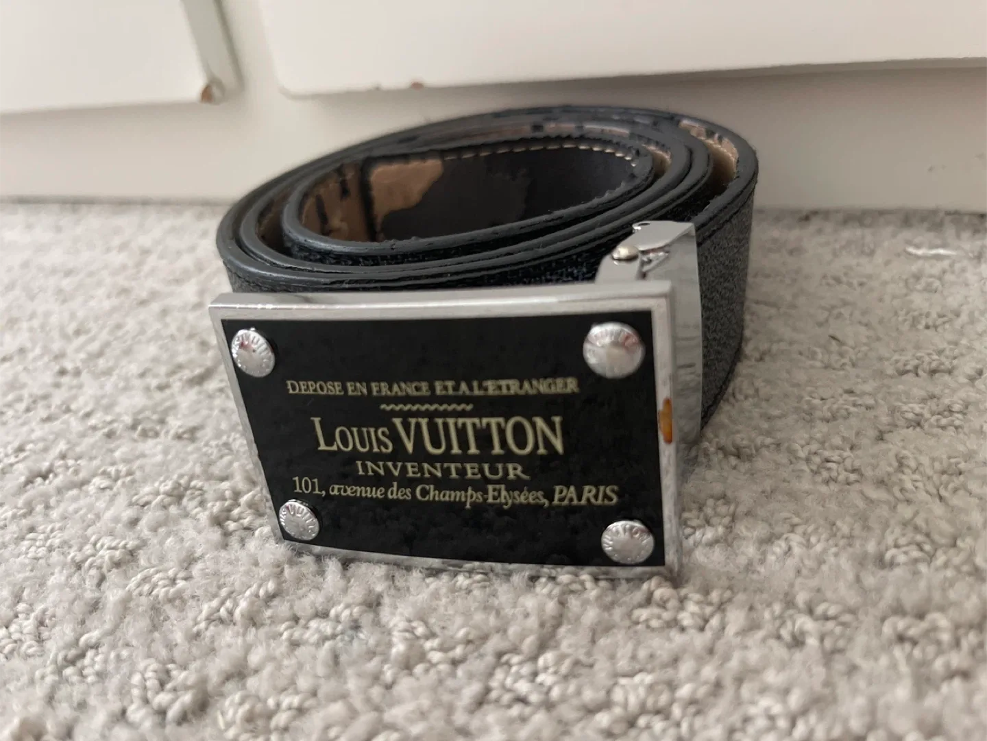 Louis Vuitton Damier Graphite Belt image indicator(2)