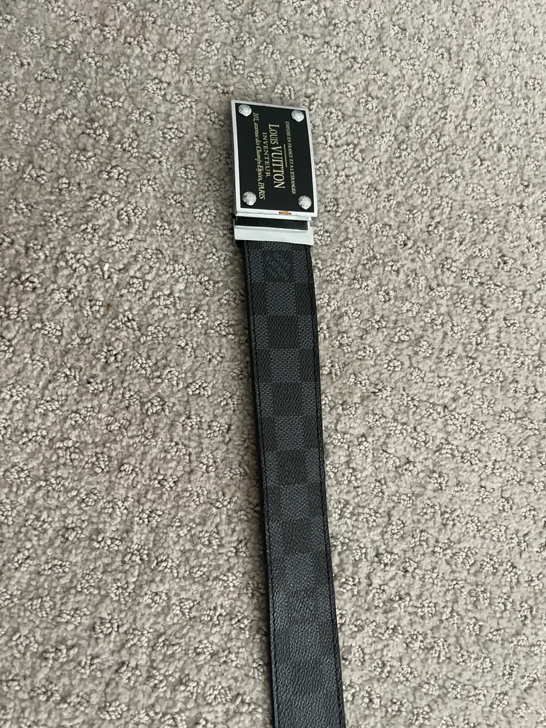 Louis Vuitton Damier Graphite Belt image indicator(5)