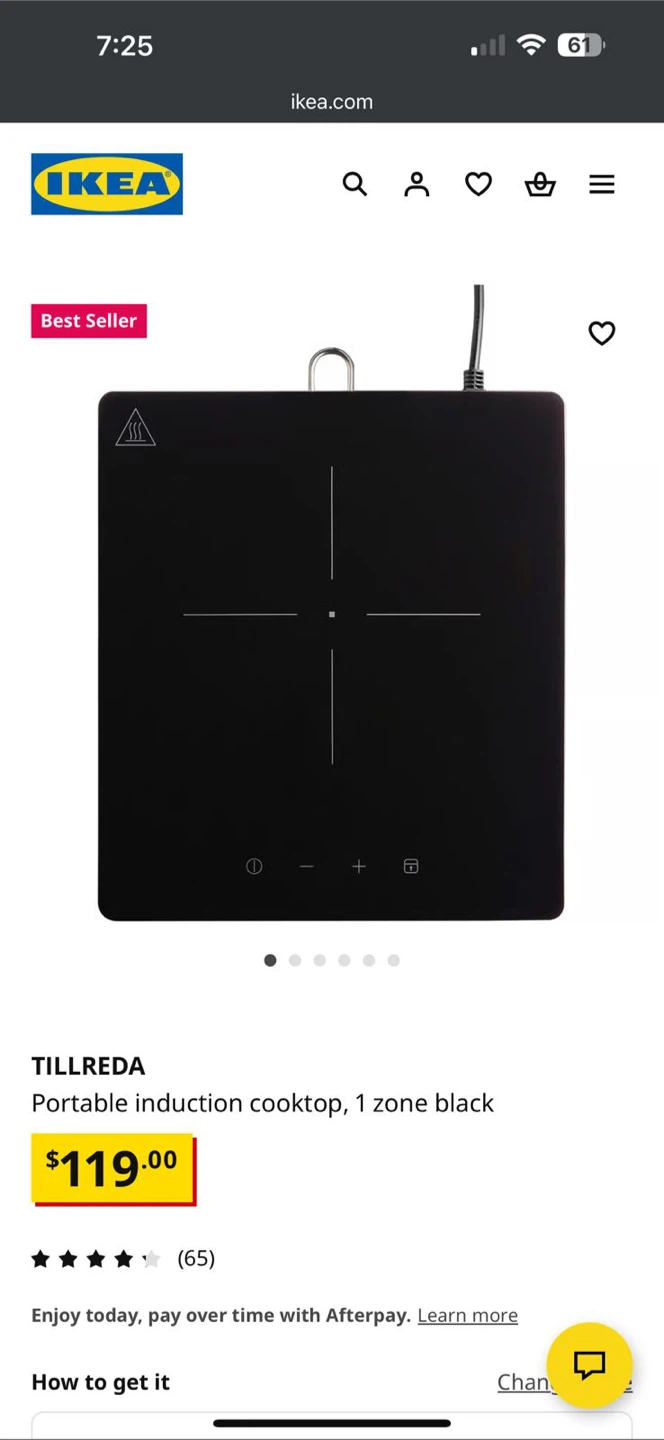 IKEA TILLREDA Portable Induction Cooktop - photo 5
