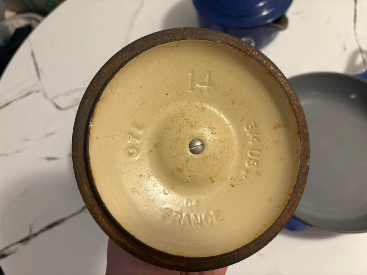 Le Creuset Fry Pan & Sauce Pots - Blue image indicator(6)