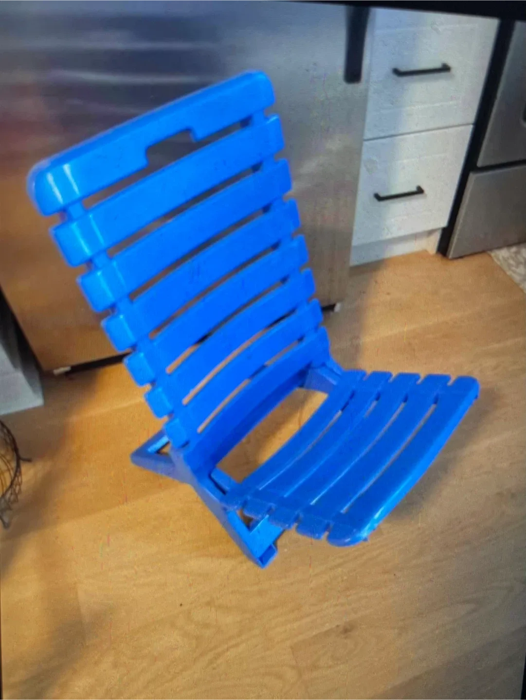 Blue Folding Chair thumbnail