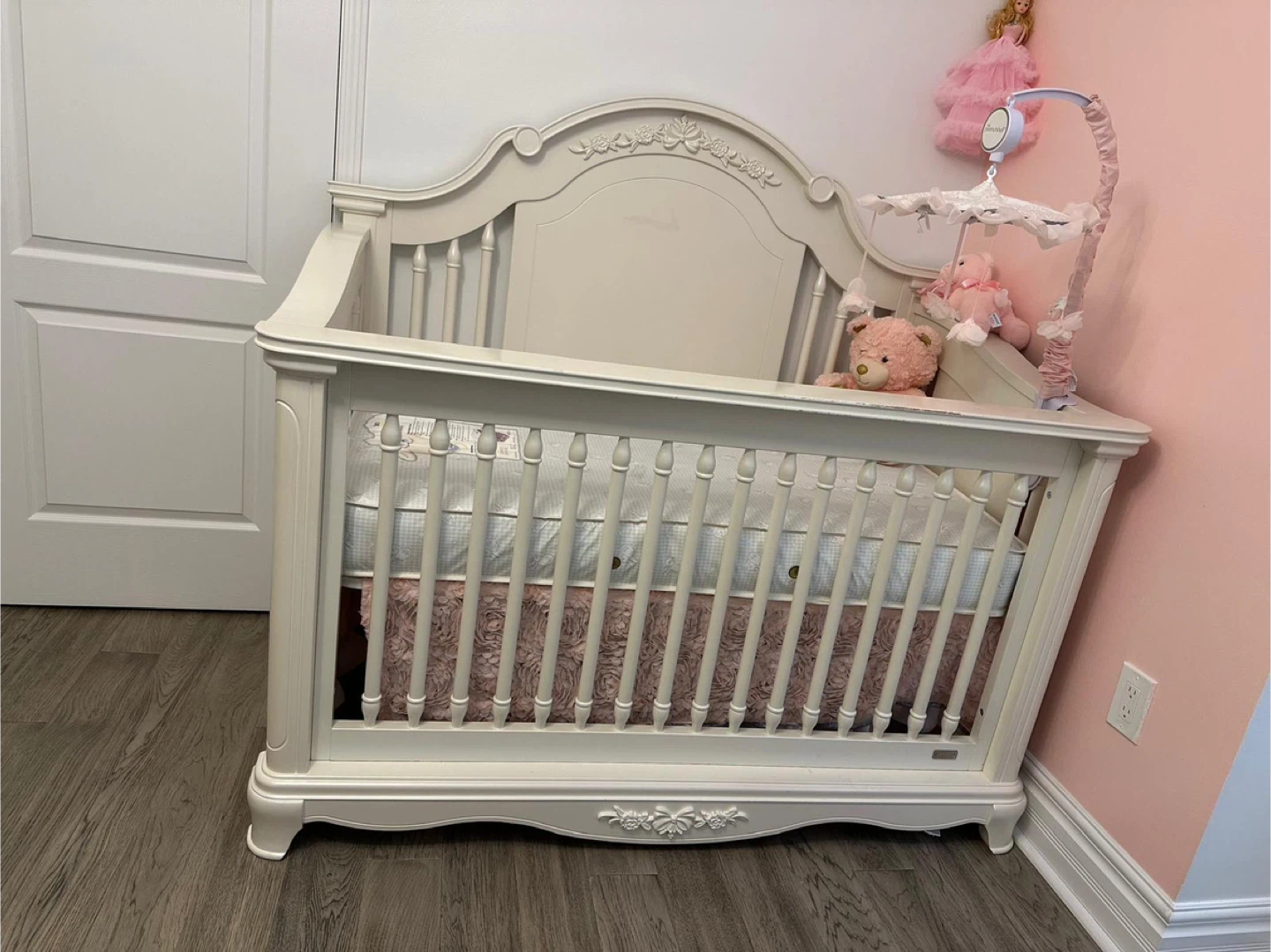 Cream Baby Crib