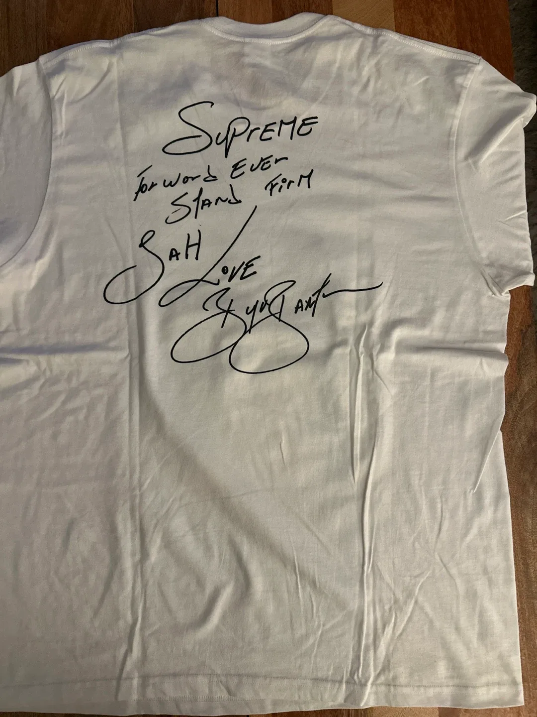 Supreme Buju Banton Tee White image indicator(2)