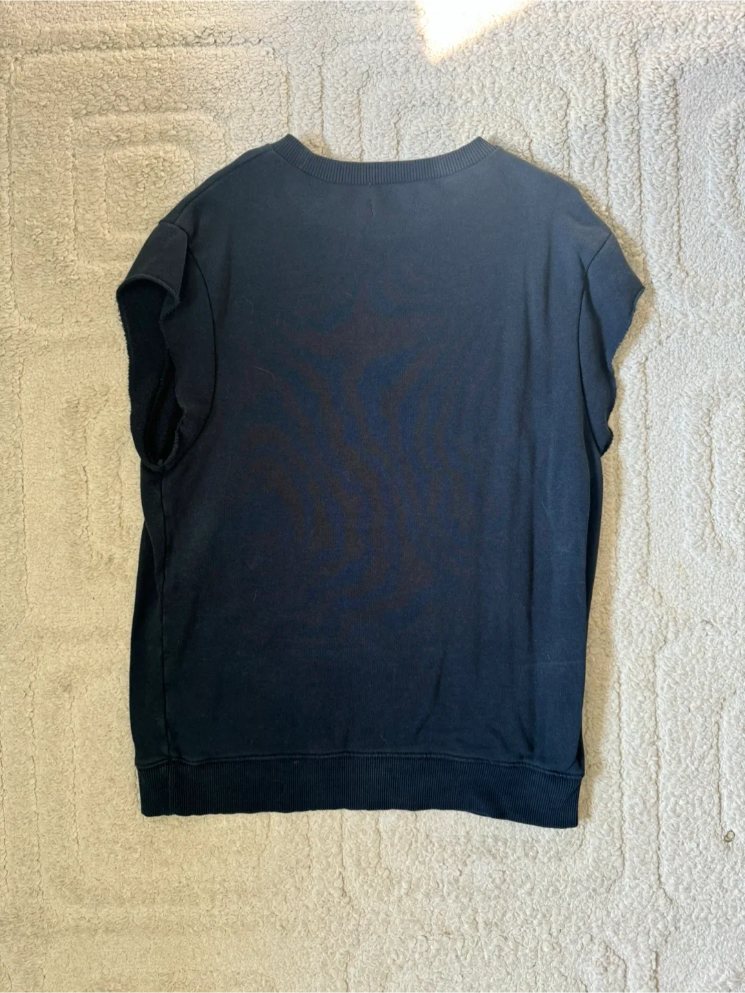 Topman Black Sleeveless Sweatshirt image indicator(2)