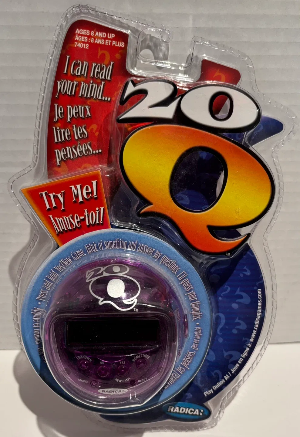 Radica 20Q Handheld Electronic Game - New in Package thumbnail