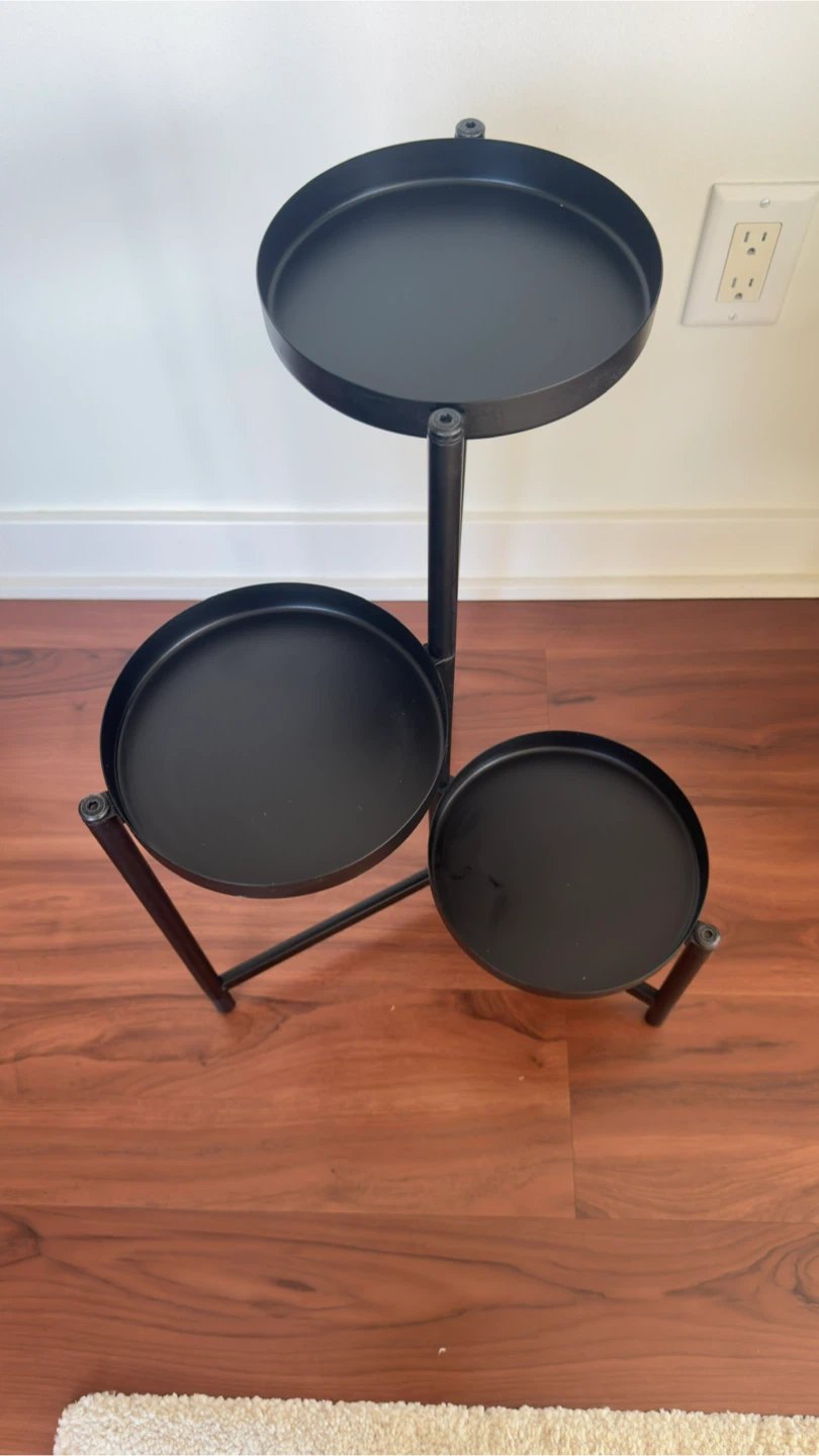 IKEA Black Plant Stand - photo 2