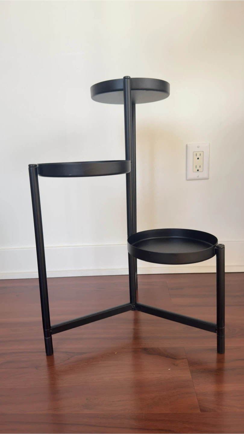 IKEA Black Plant Stand