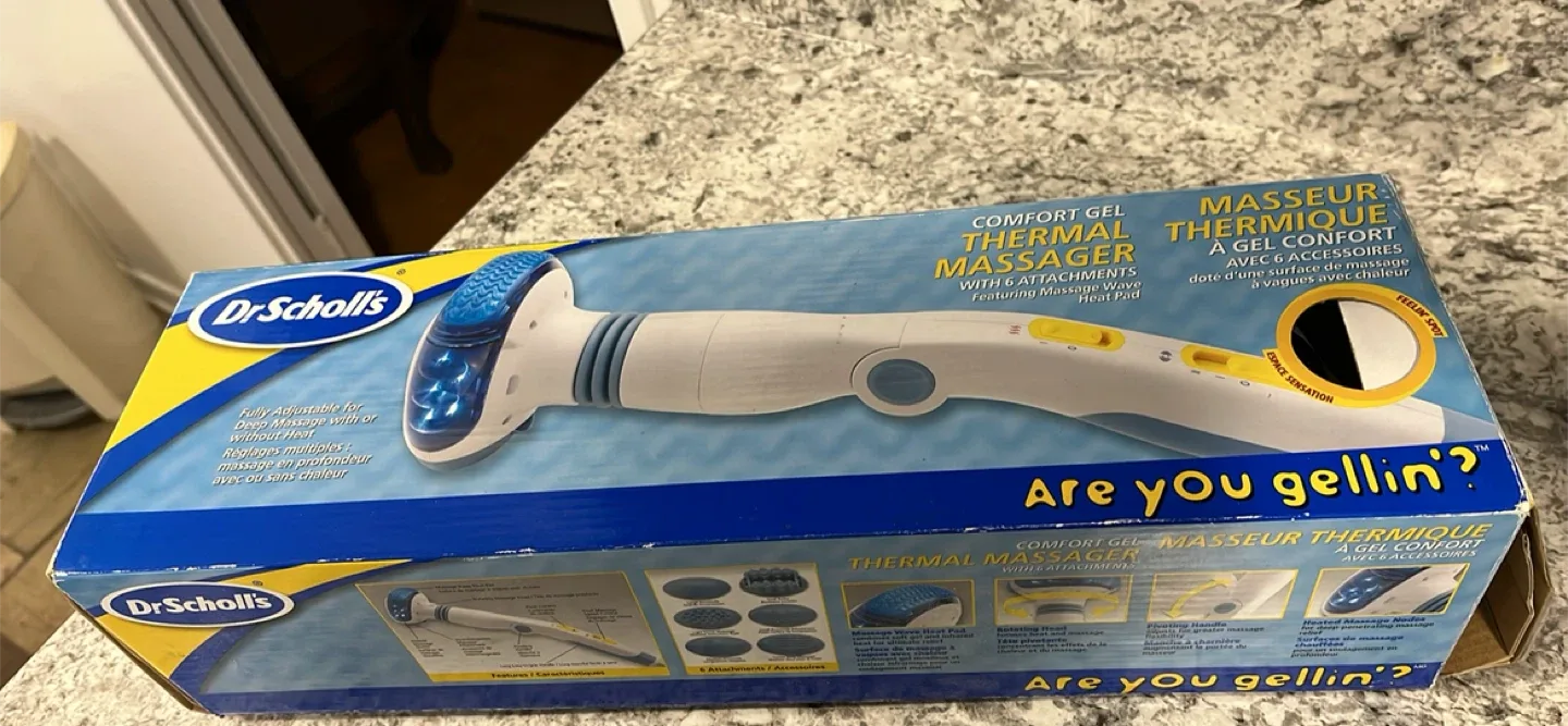 Dr. Scholl's Comfort Gel Thermal Massager with Attachments thumbnail