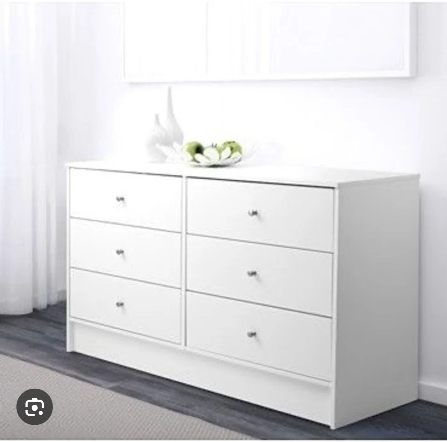 IKEA 6-Drawer Dresser - White - photo 2