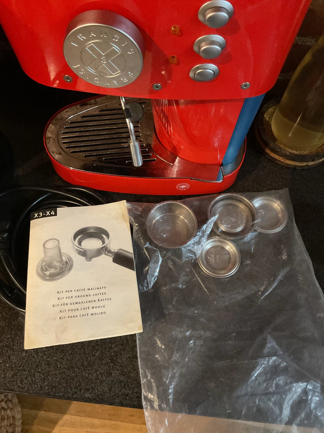 Francis Francis X3 Espresso Machine - Red - photo 4
