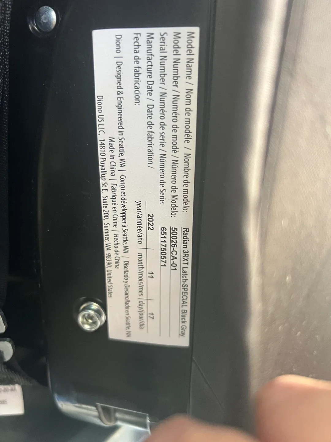 Diono Radian rxt Convertible Car Seat with accessories image indicator(6)