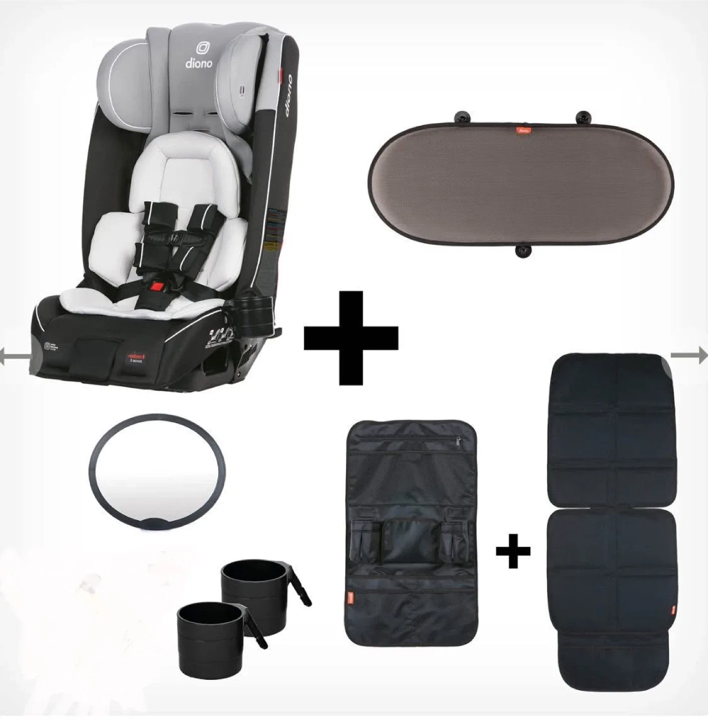 Diono Radian rxt Convertible Car Seat with accessories thumbnail