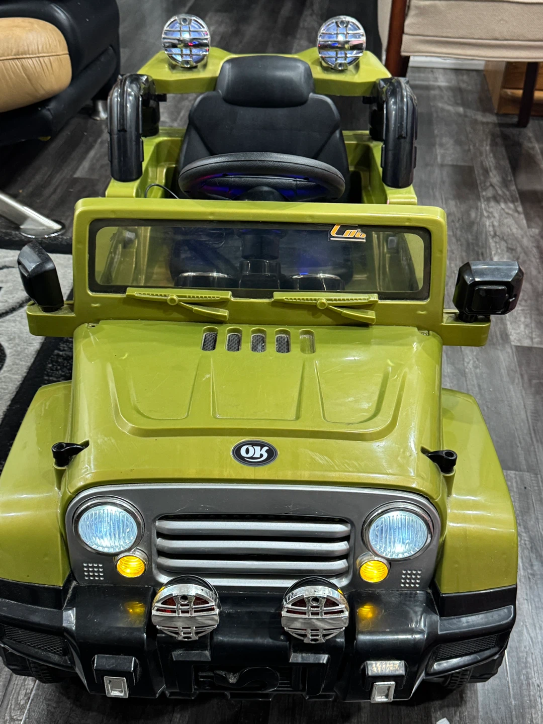 Kids Ride On Jeep - Green - photo 2