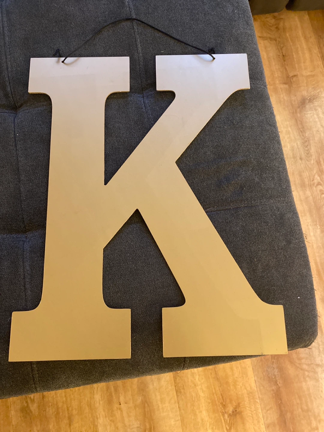 Wooden Letter K Wall Decor - photo 2