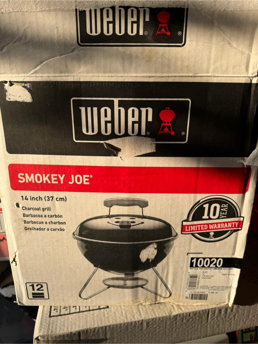 Weber Smokey Joe 14-inch Charcoal Grill