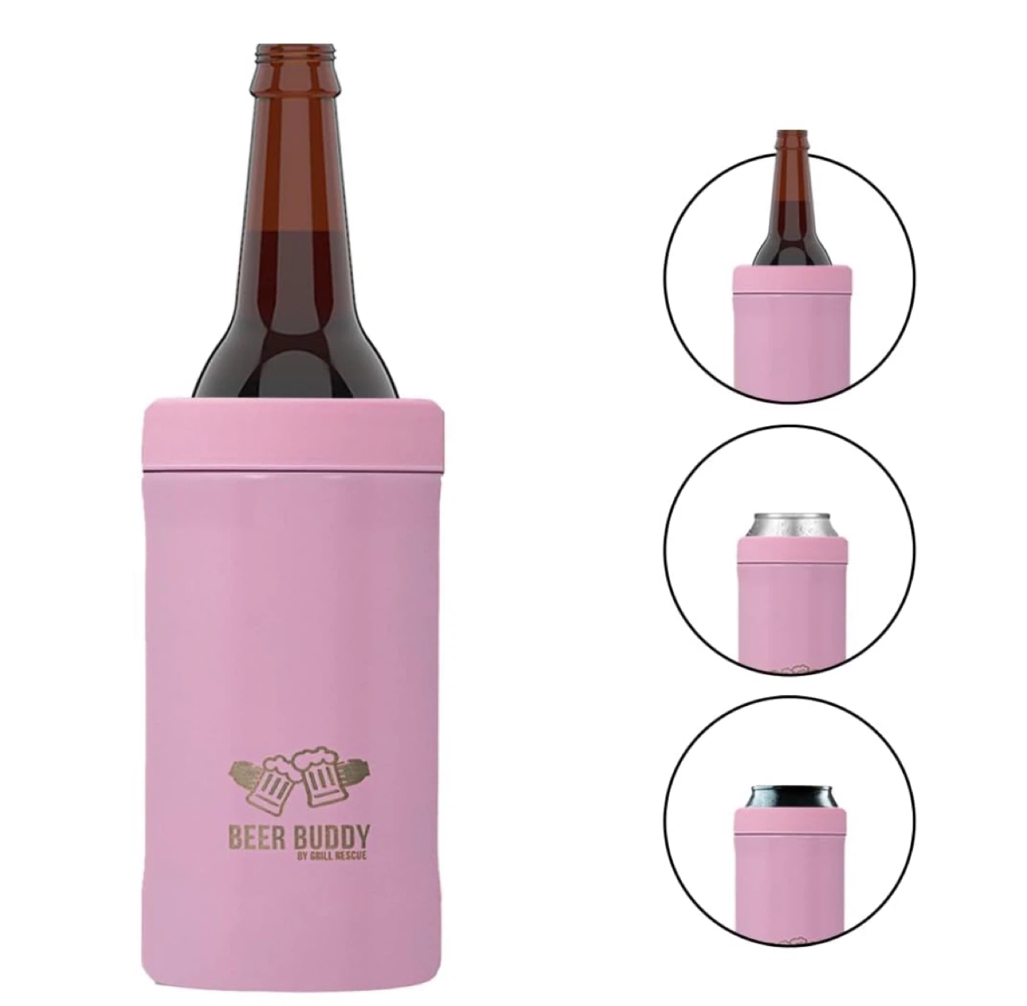 Beer Buddy​ Insulated Can Holder pink - photo 3