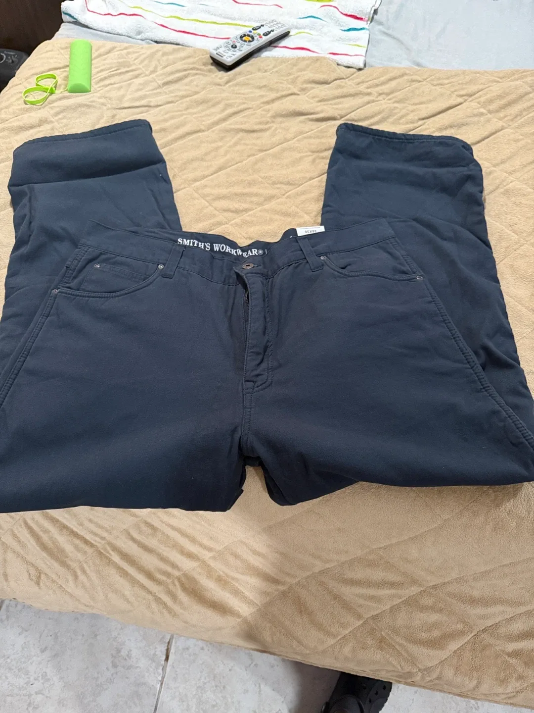 Smith's Workwear Pants 38x30 Dark Navy image indicator(4)