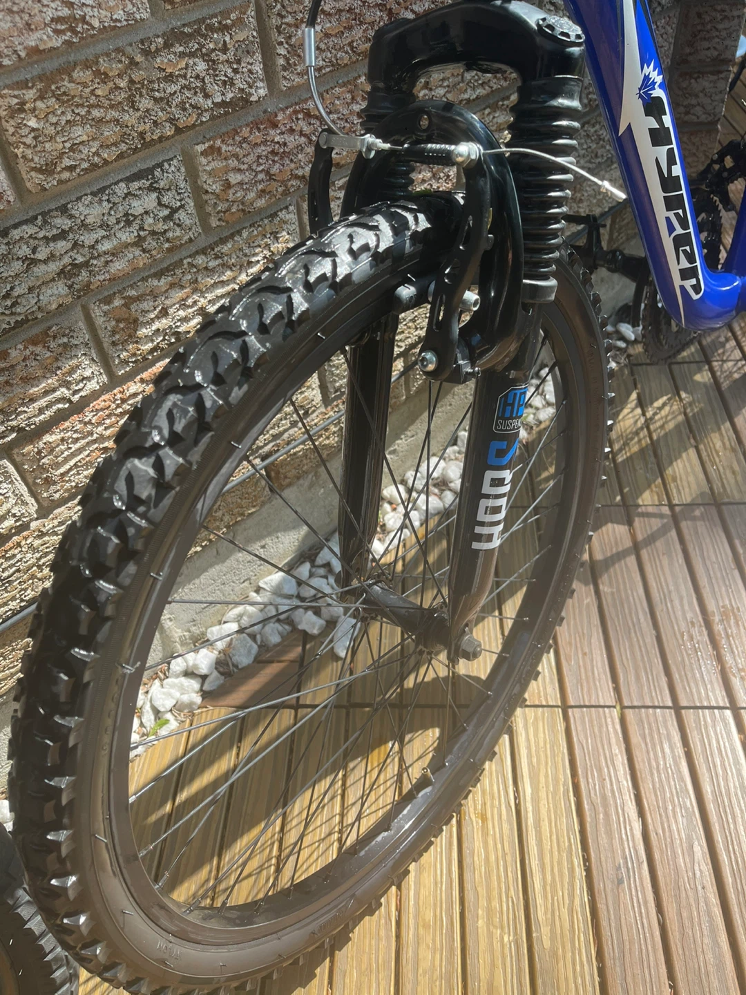 24 Hyper E-Ride Electric Mountain Bike - Blue - photo 4