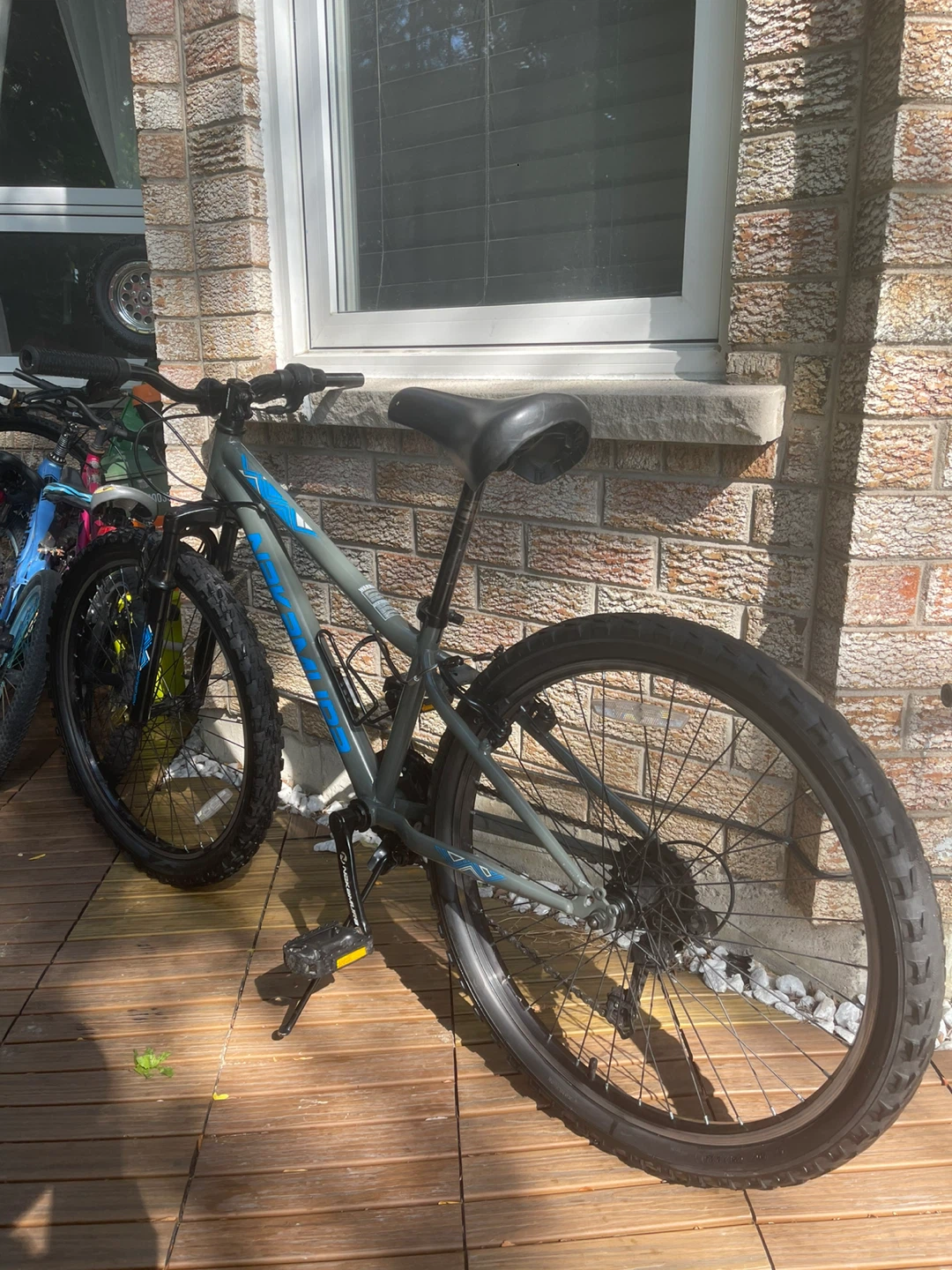24 inch Static Grey/Blue Mountain Bike - photo 3