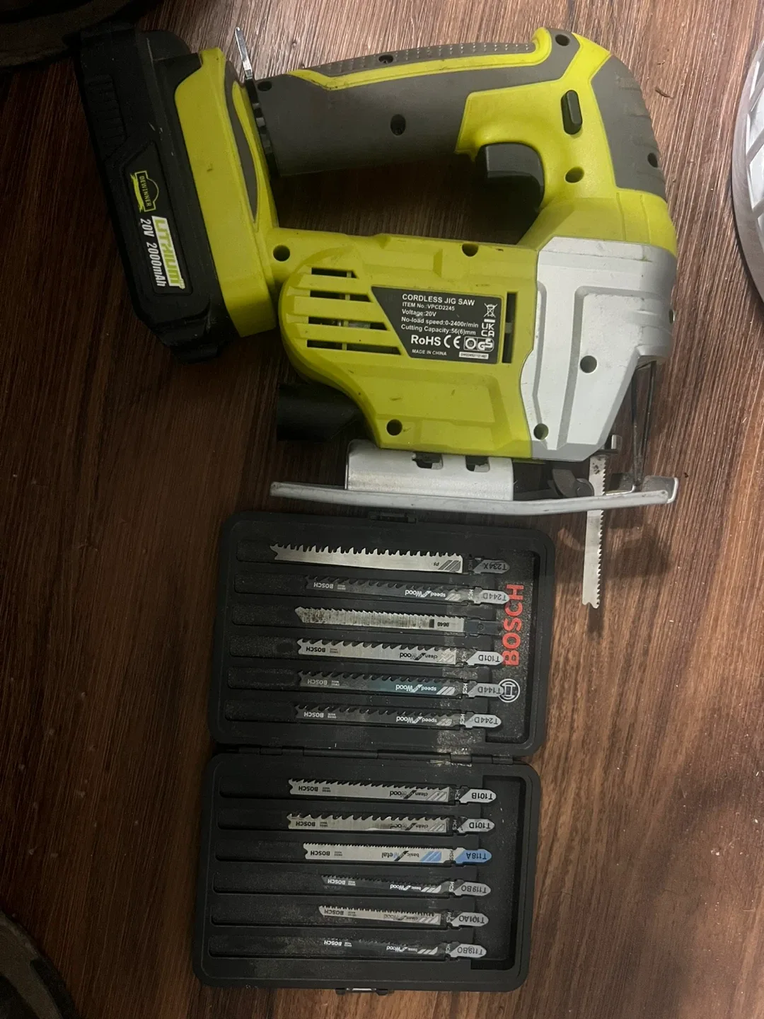 Dewinner Cordless Jigsaw with Bosch Blades image indicator(3)