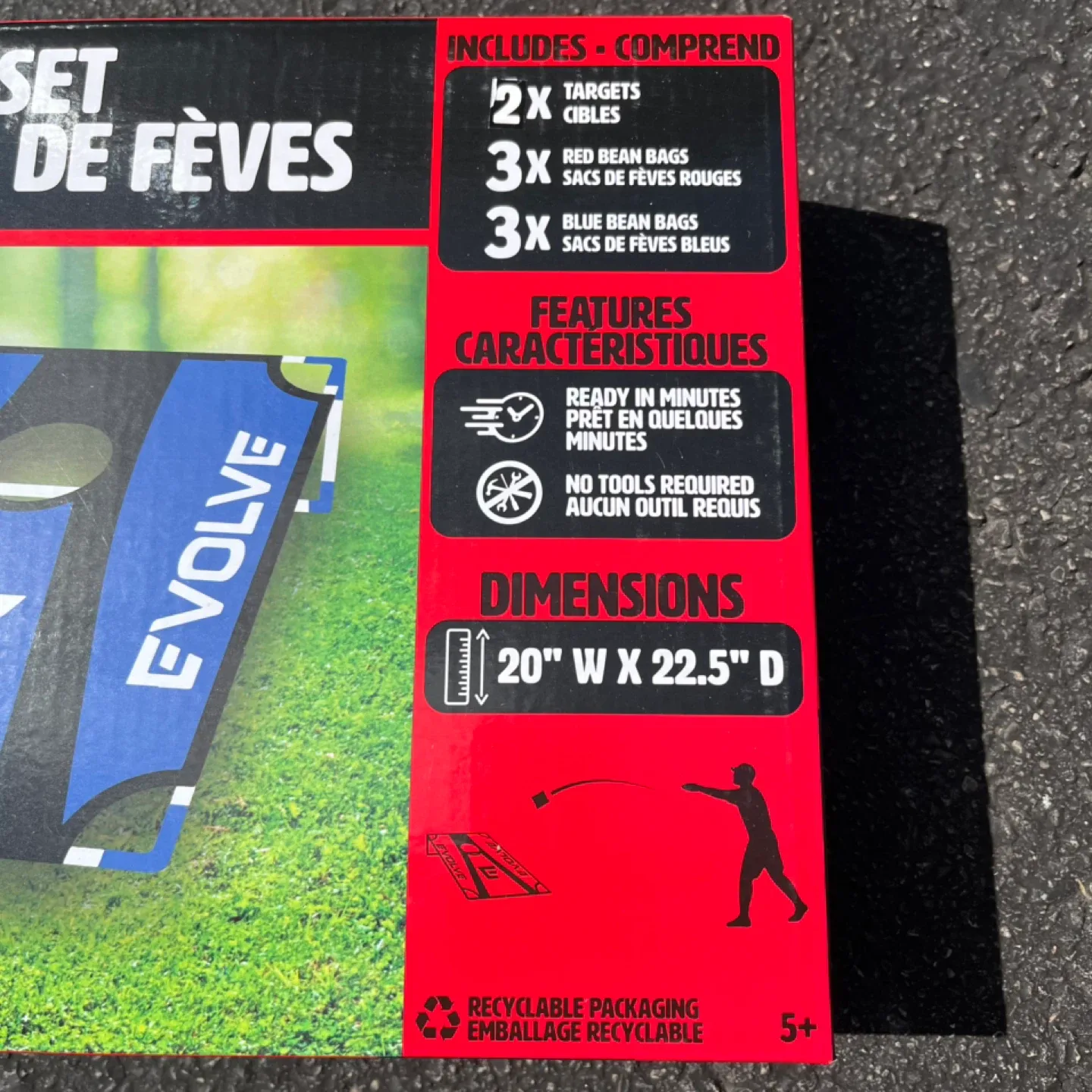 Evolve Outdoor Bean Bag Toss Game Set - New image indicator(2)