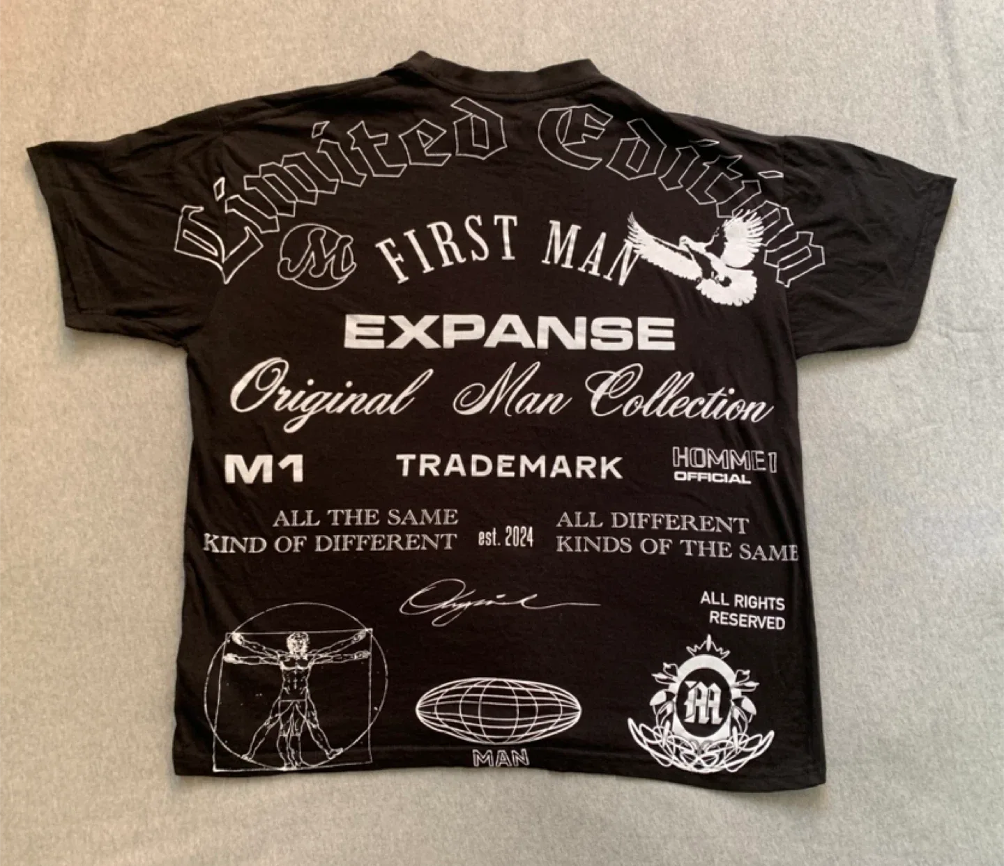 Urban Man Expanse Black T-Shirt - Size M thumbnail