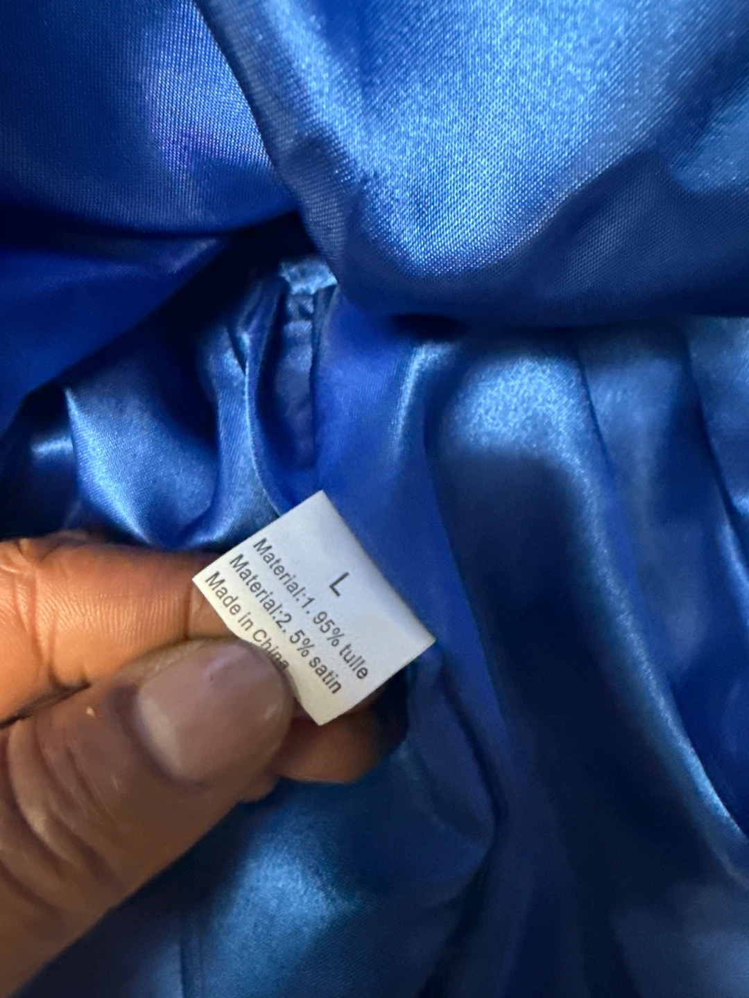 2 Toddler Blue Tulle Tutu Pom Pom Skirt - Size L - photo 5