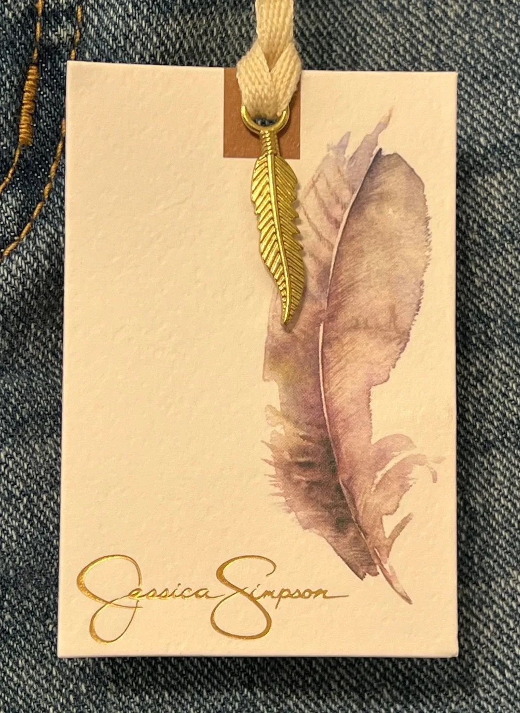 Jessica Simpson High Rise Slim Straight Jeans – Size 25 image indicator(4)