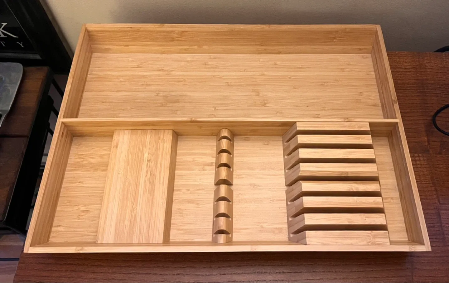 IKEA Variera Bamboo Flatware Tray thumbnail
