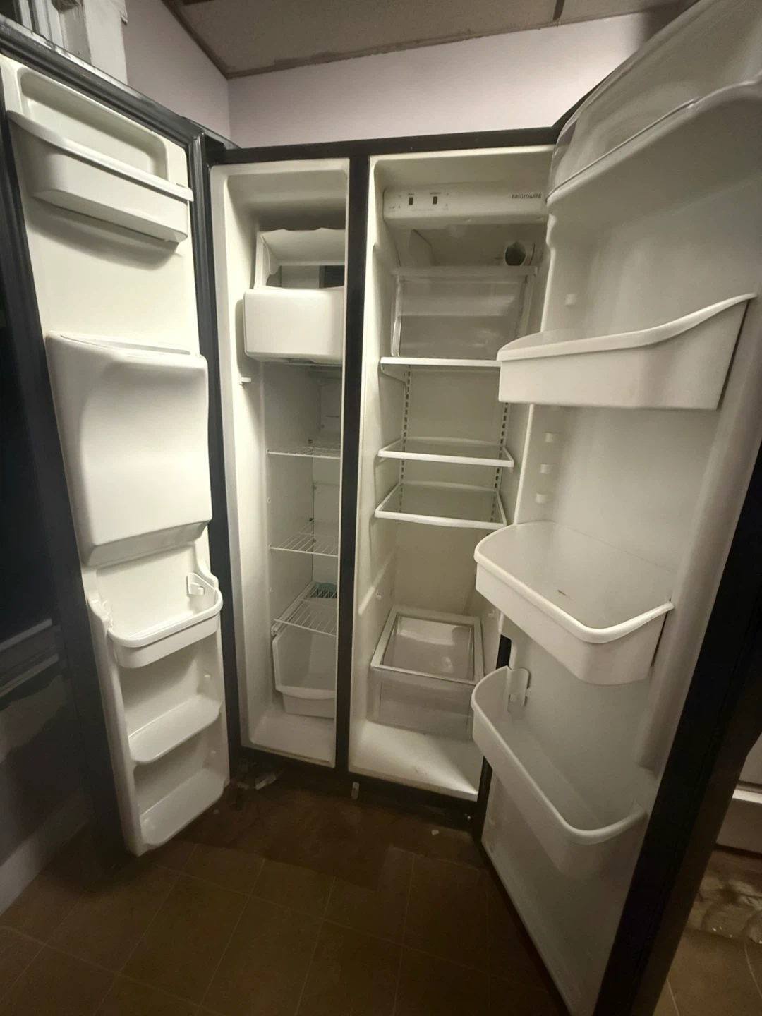 Frigidaire Side-by-Side Refrigerator - Black