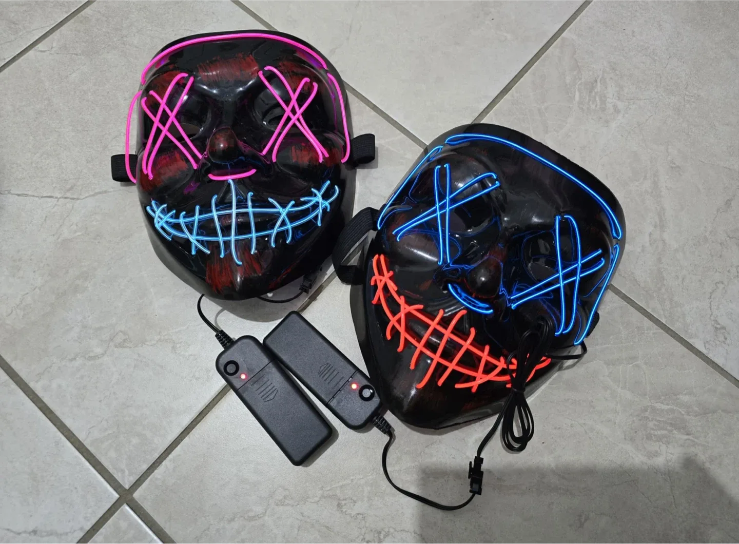 Halloween Purge LED Mask - Light Up image indicator(2)