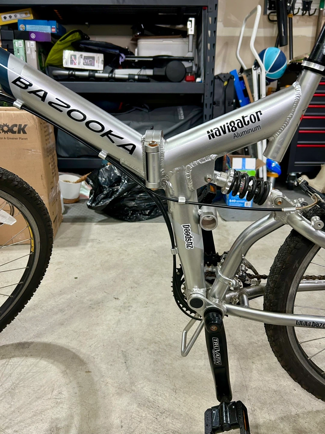 Bazooka Navigator Folding Mountain Bike Karrot