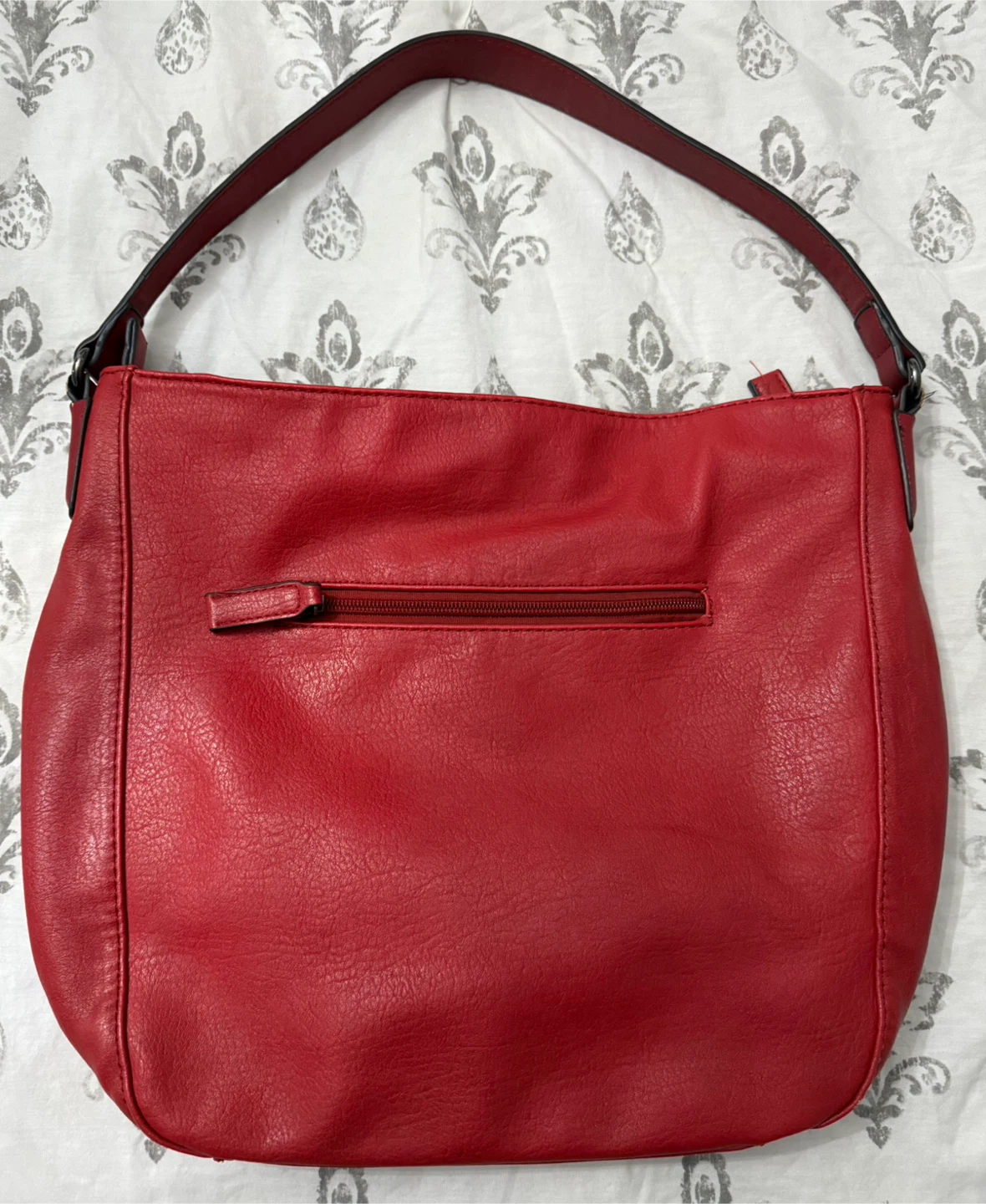 David Jones Paris Red genuine leather Shoulder Bag - photo 2