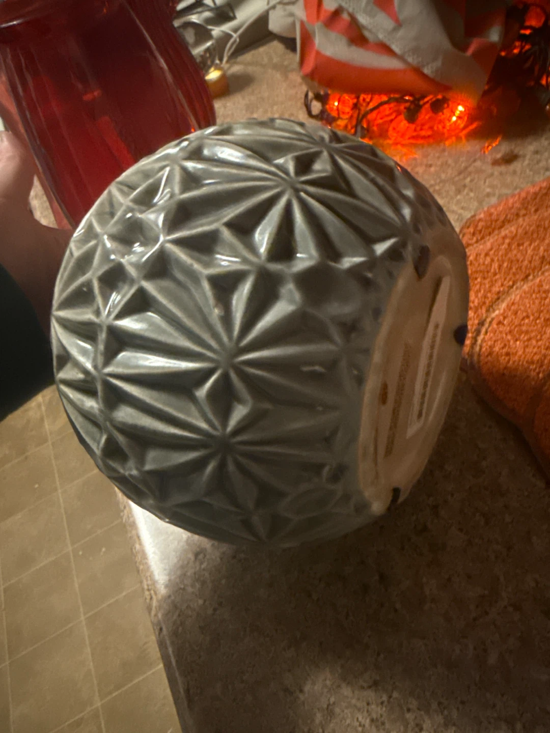 Gray Patterned Vase - photo 2