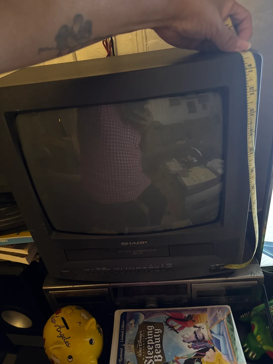 🥕Sharp TV-VCR Combination VHS HQ thumbnail