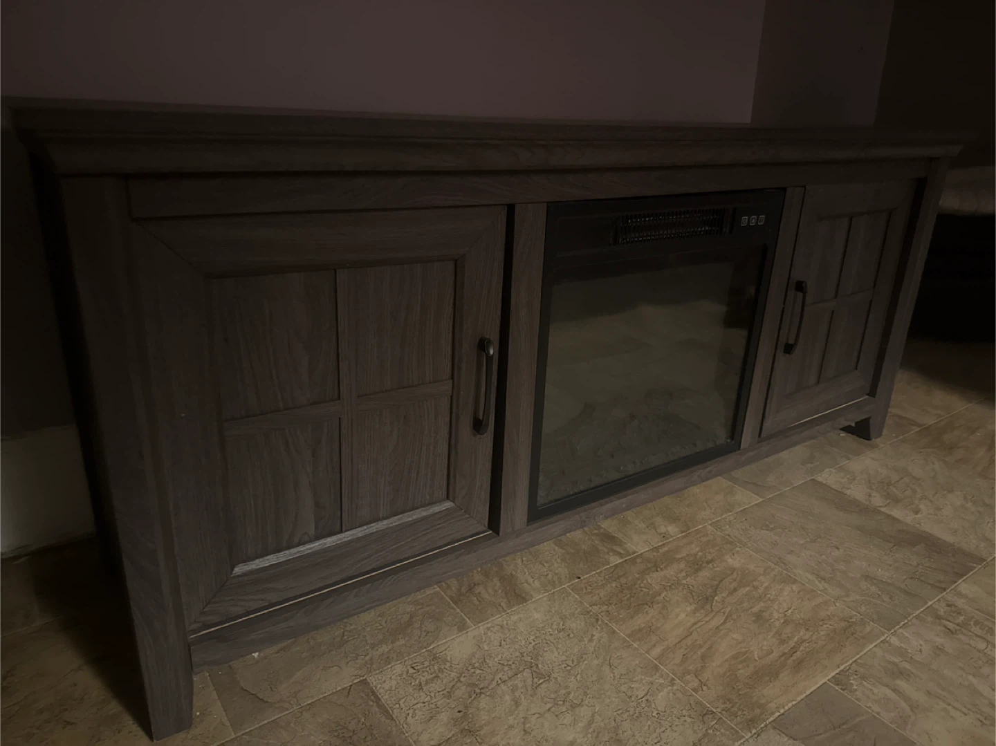 TV Stand with Electric Fireplace