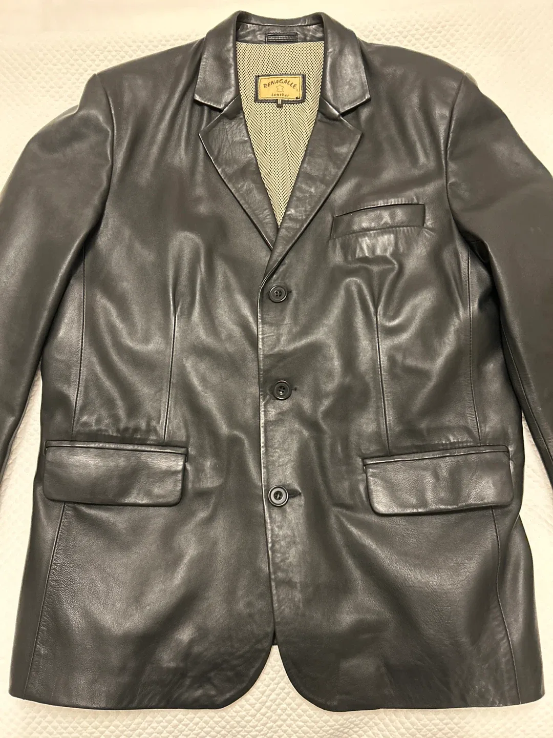 Renagalle Leather Blazer - Size M image indicator(3)