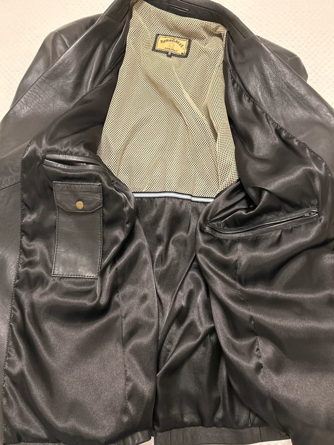 Renagalle Leather Blazer - Size M image indicator(6)