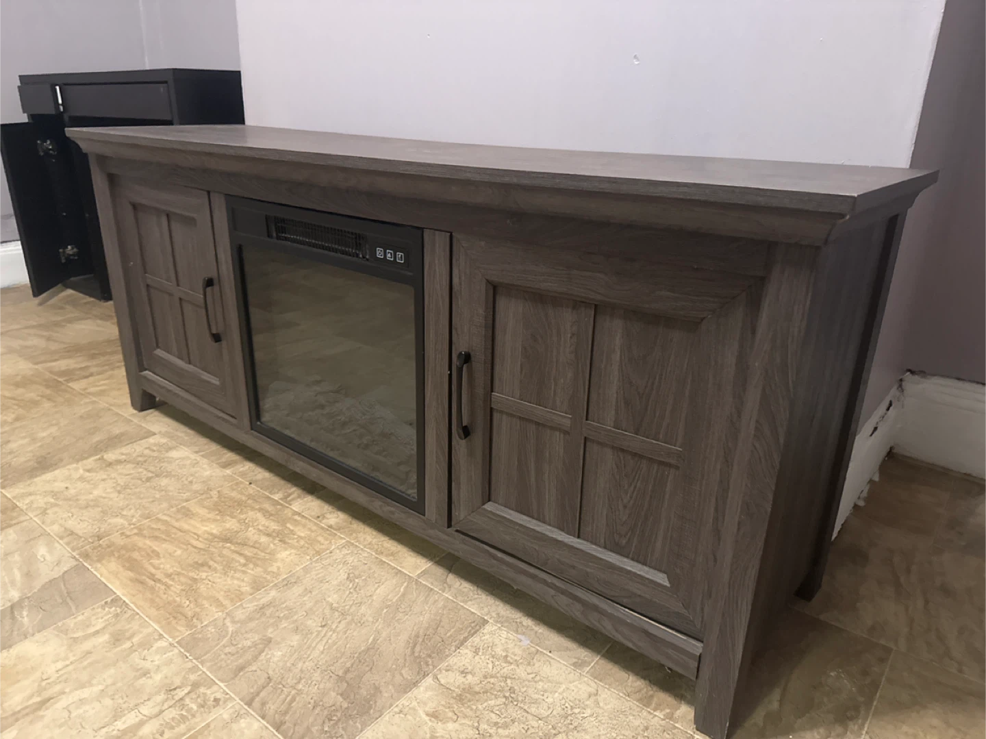 TV Stand with Electric Fireplace - photo 4