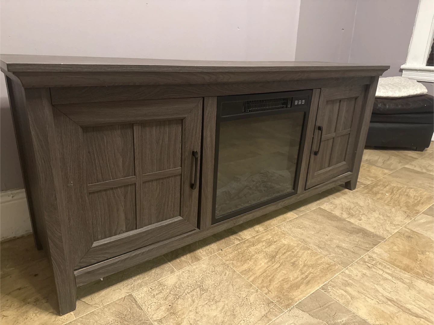 TV Stand with Electric Fireplace - photo 3
