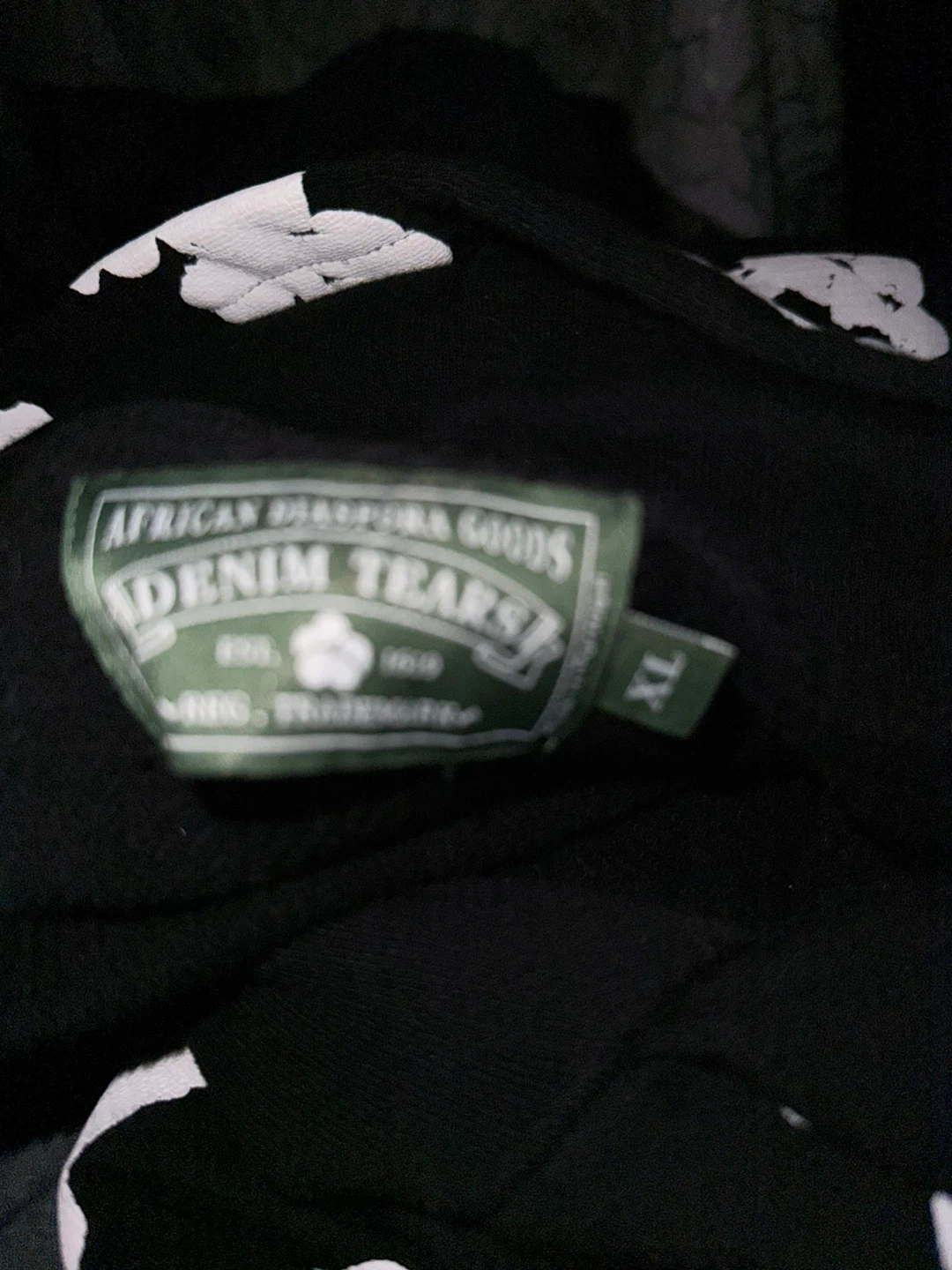 Denim Tears Black Hoodie XL - photo 5
