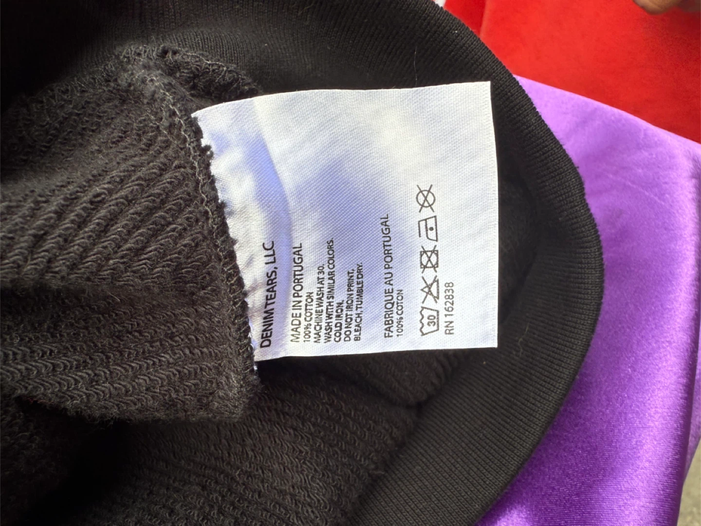 Denim Tears Black Hoodie XL - photo 4