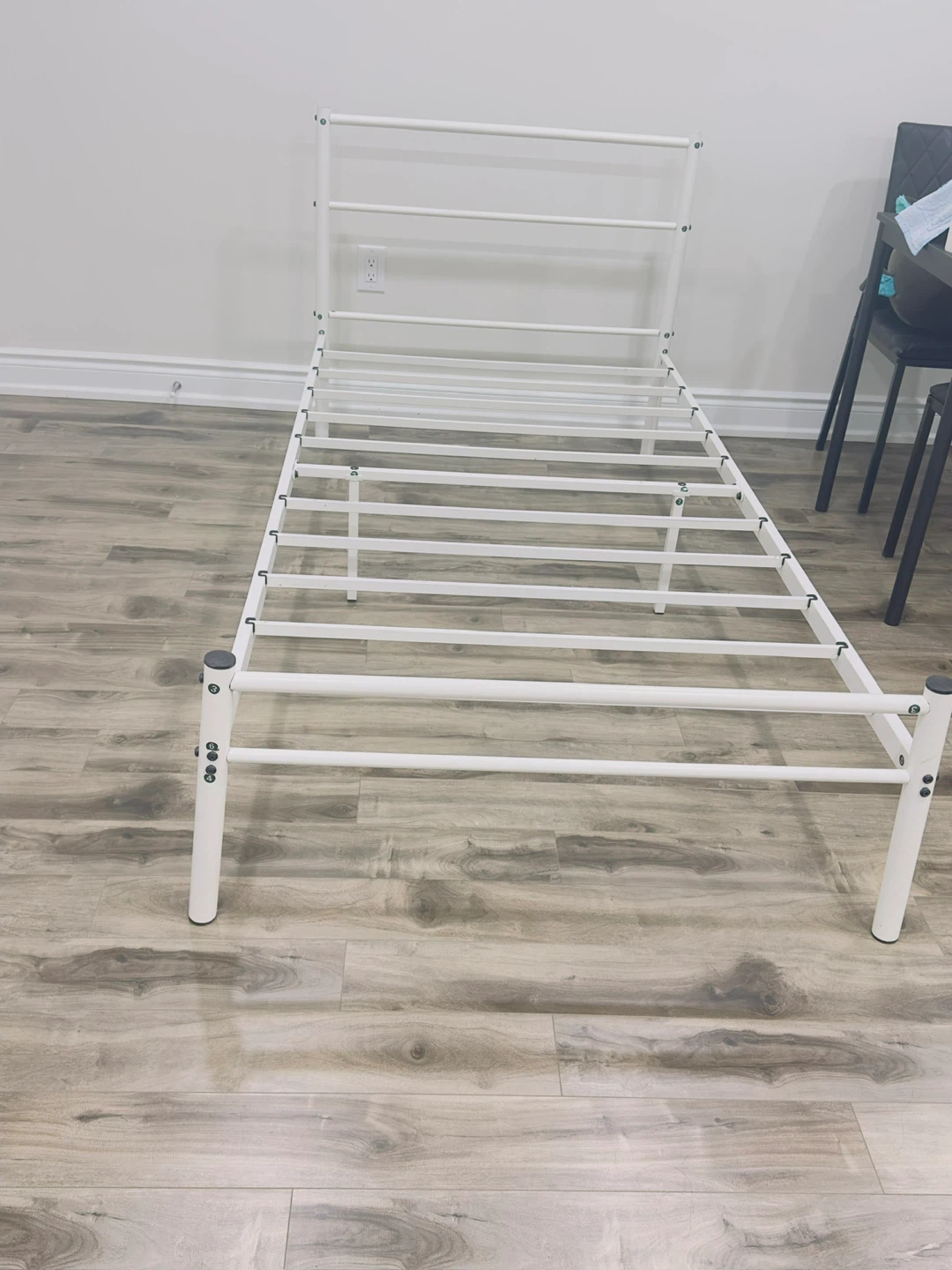 White Metal Bed Frame