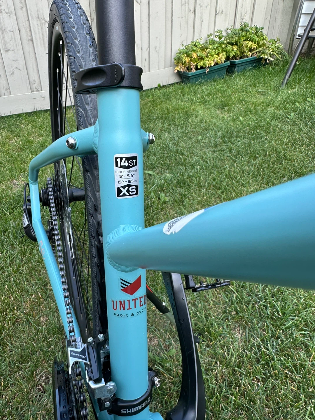 Haro Bridgeport XS Hybrid Bike - Teal - photo 3