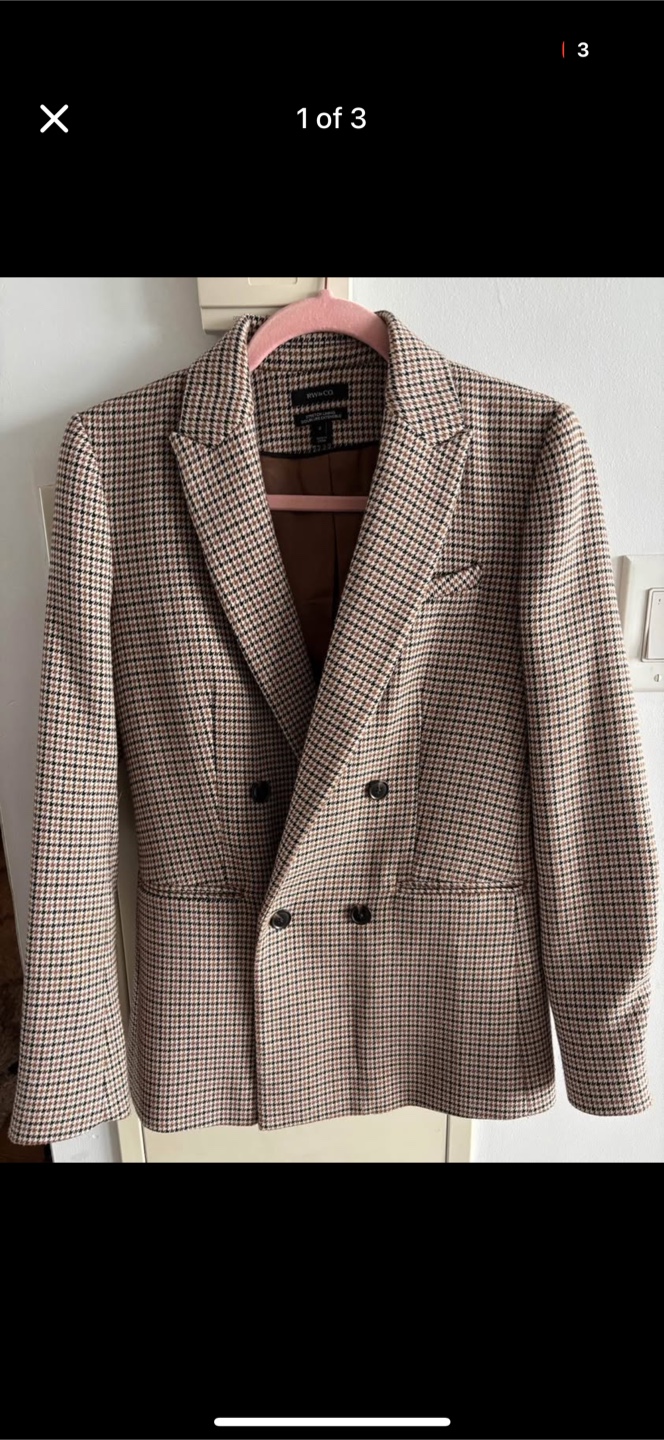 RW&CO Houndstooth Blazer - Size 2